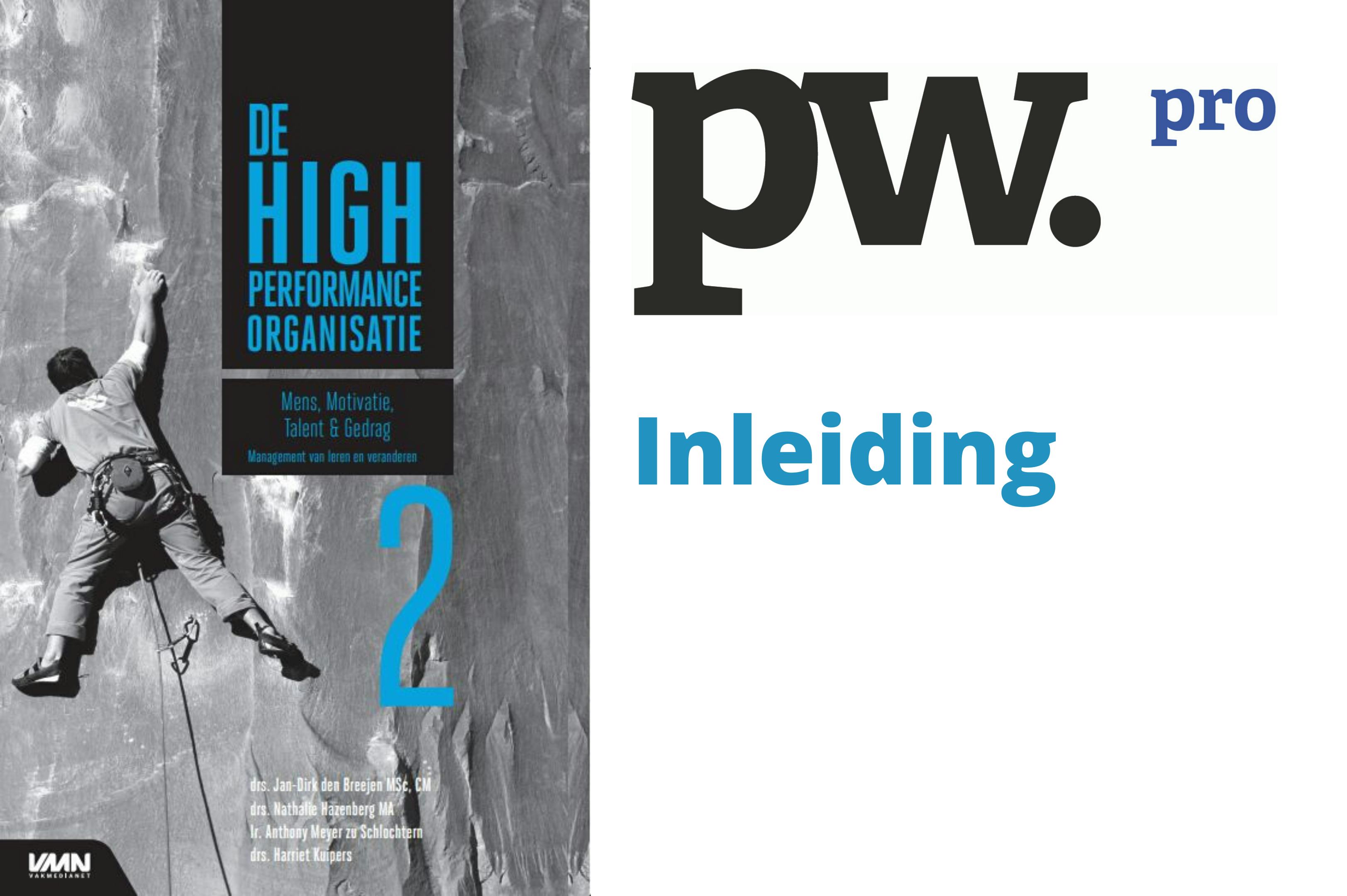 De High Performance Organisatie 2 - Inleiding