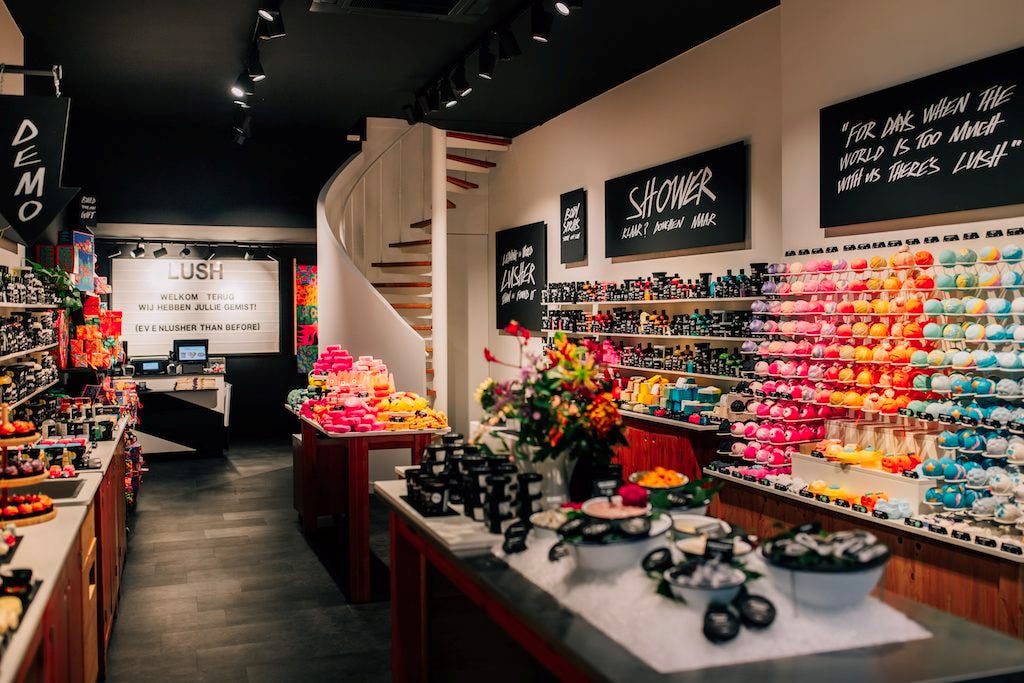 Cosmeticabedrijf Lush kent sinds anderhalf jaar transitieverlof, onderdeel van Lush' transitiebeleid. (foto Lush)