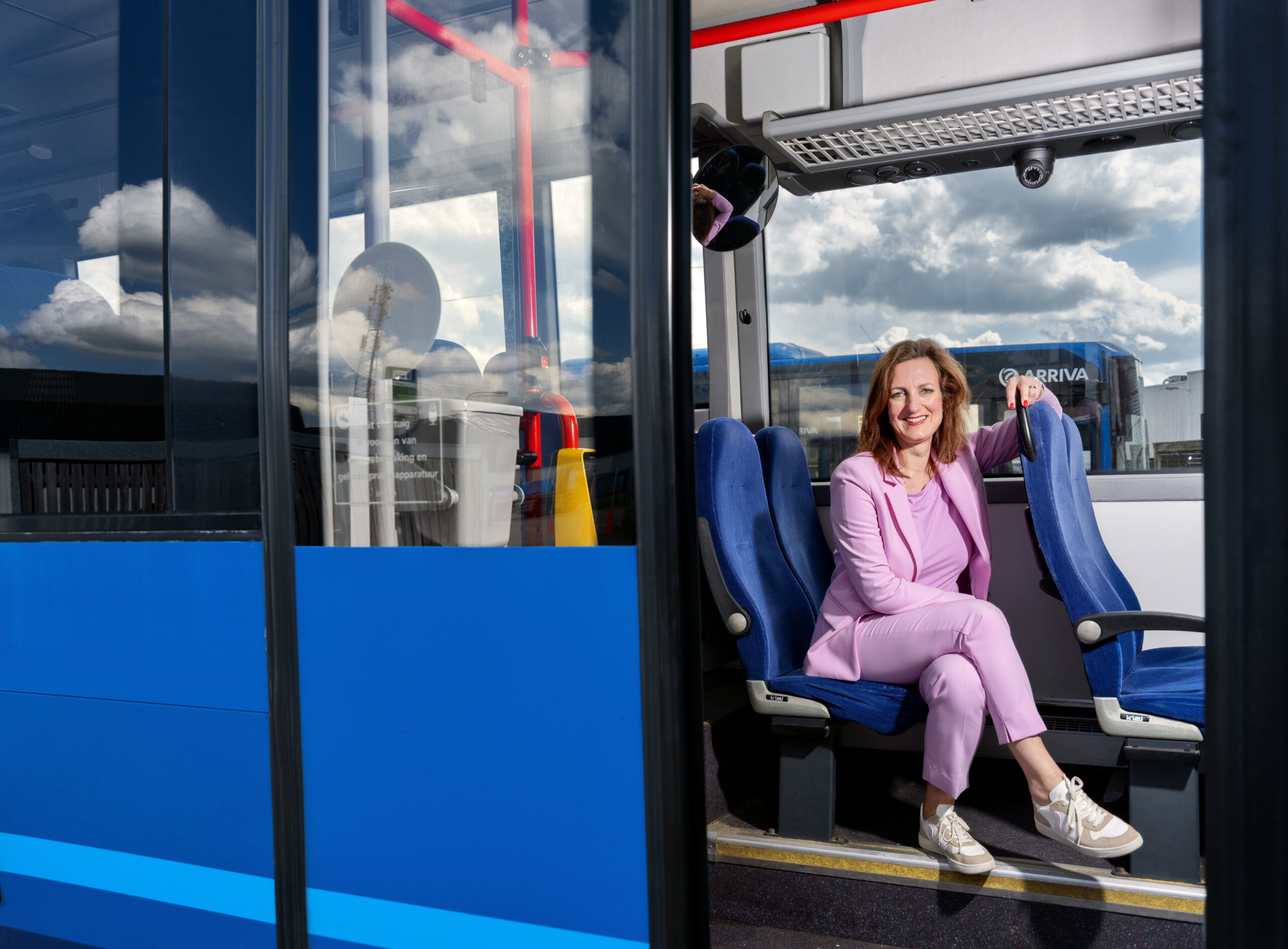 29-04-2024 Lisse
Ghislaine Aarts van Arriva.
Foto: Guido Benschop