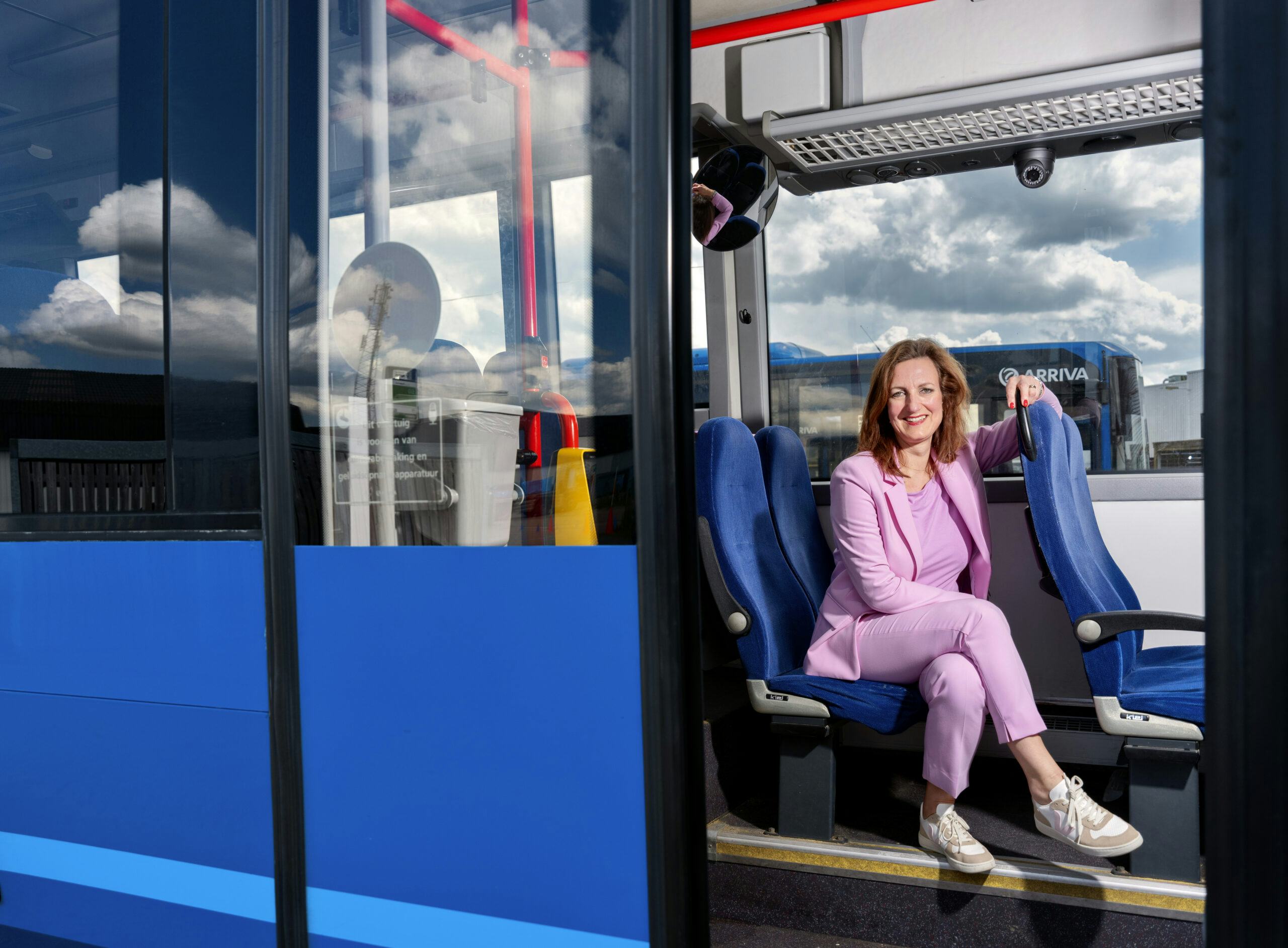 29-04-2024 Lisse
Ghislaine Aarts van Arriva.
Foto: Guido Benschop
