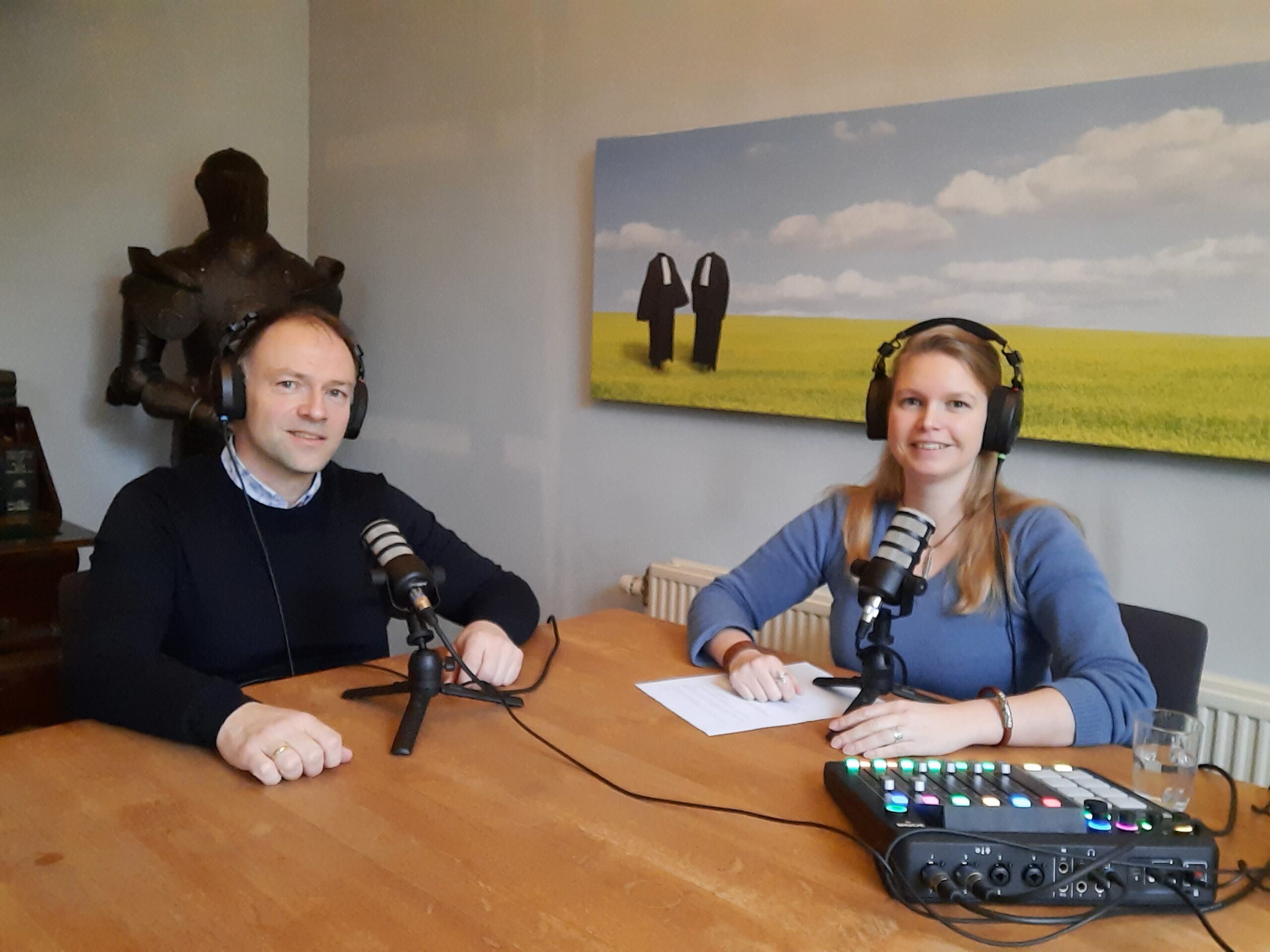 Arbeidsrechtadvocaat Pascal Willems en PW.-redacteur Nicolette van den Hout