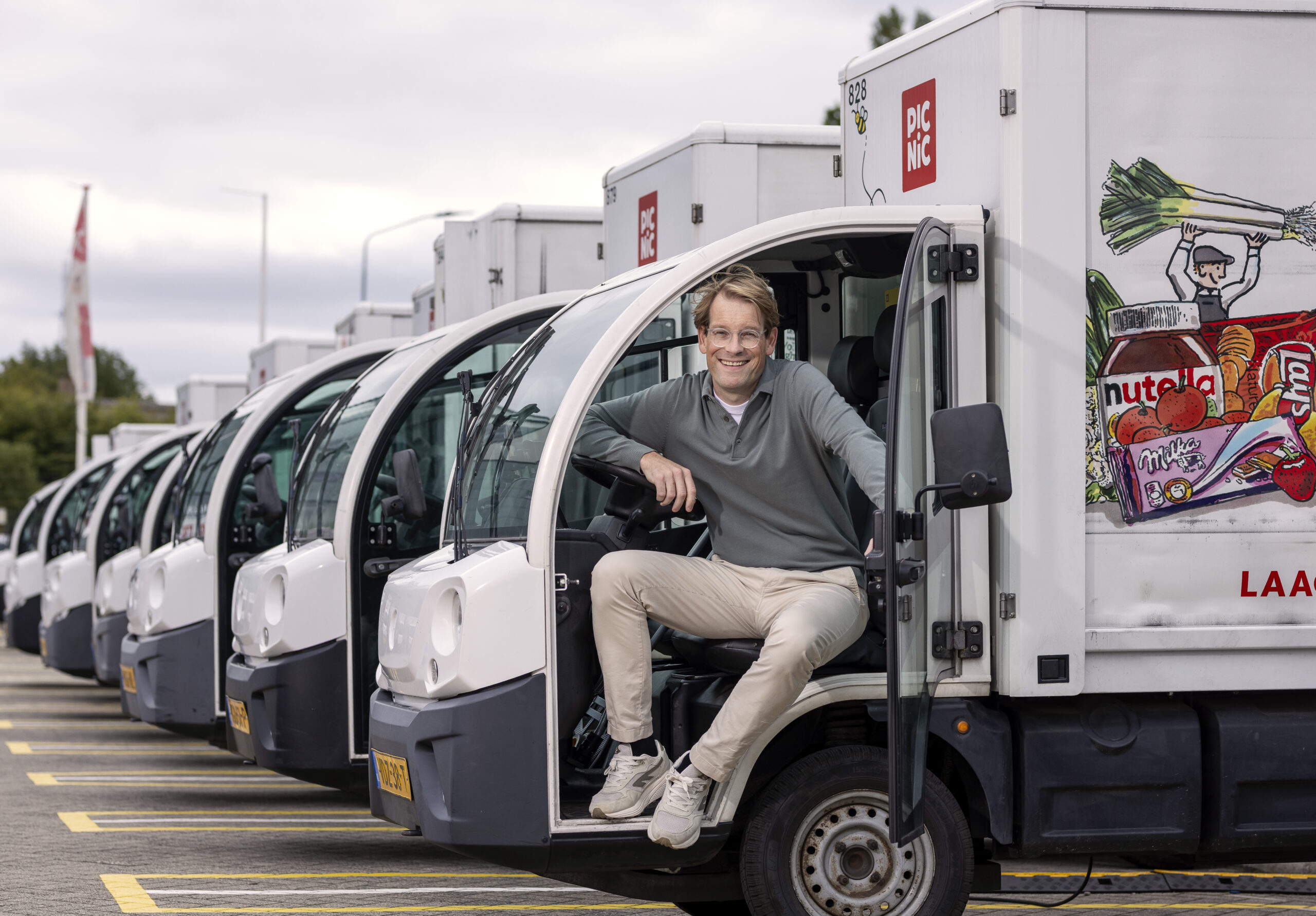 Toon Borren, HR-verantwoordelijke bij Picnic. Copyright: Guido Benschop