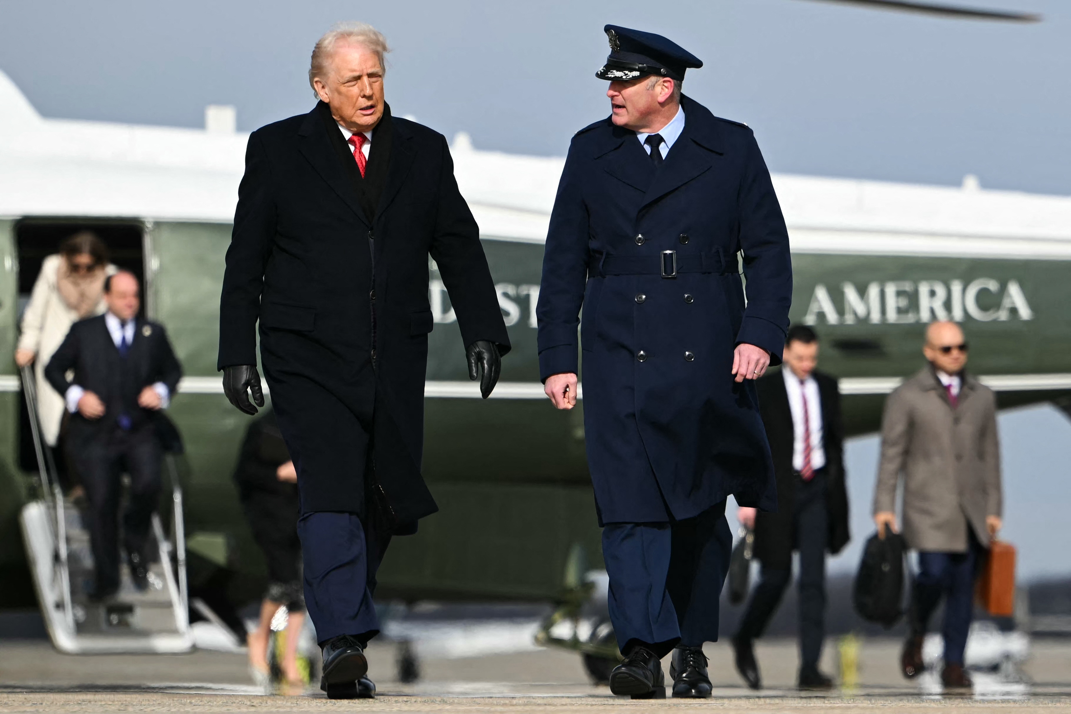 De Amerikaanse president Donald Trump. Foto: Andrew Caballero-Reynolds AFP via ANPfoto.