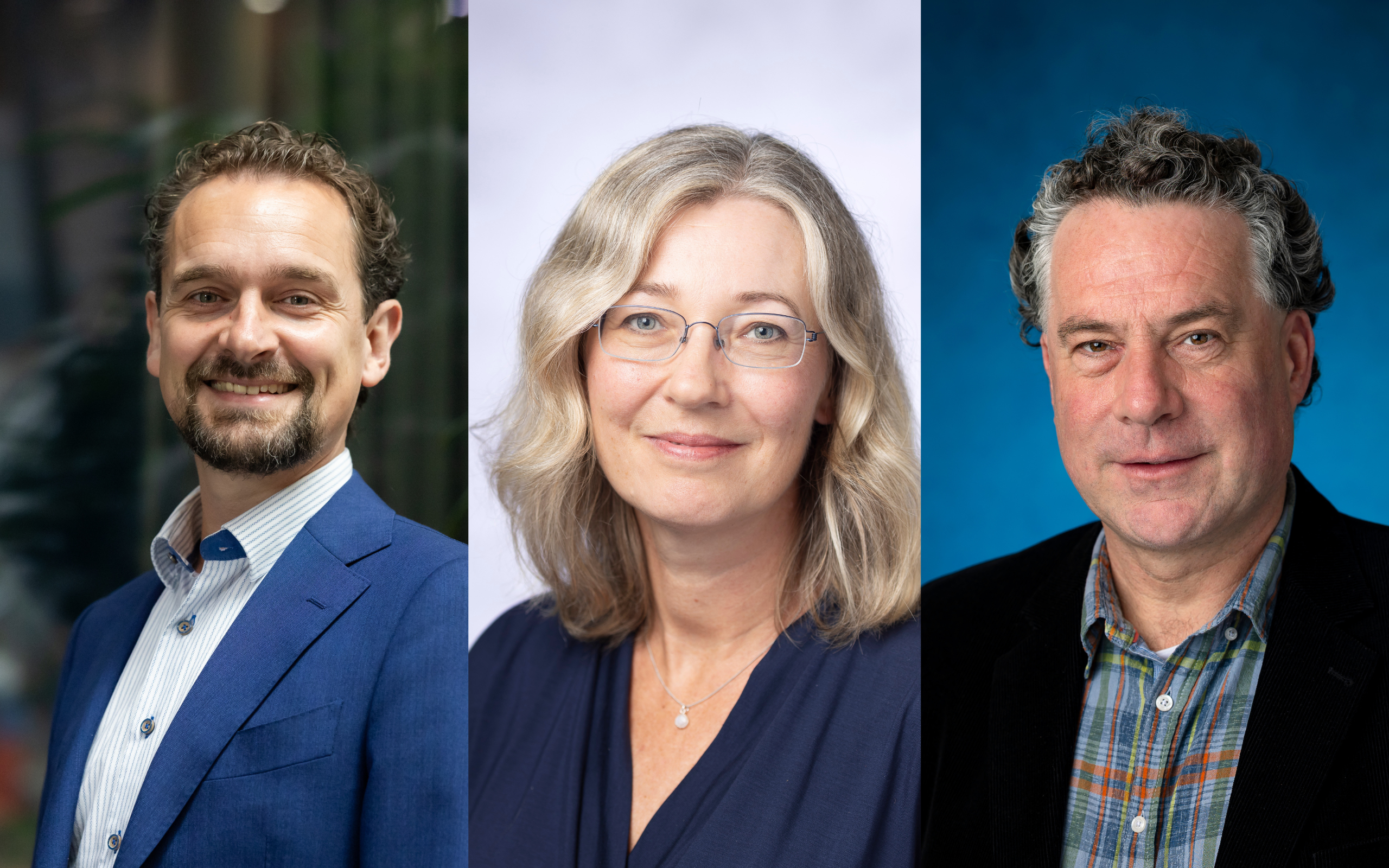 Van links naar rechts: Jos Akkermans, Marianne van Woerkom en Rob Poell 
