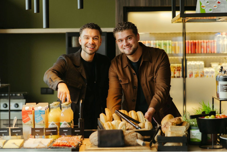 Tjen en Damon van Ee, mede-eigenaren van Leo Catering.